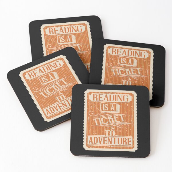 Item preview, Leer es un boleto para la aventura, Retro Vintage designed and sold by SaliDesigner.