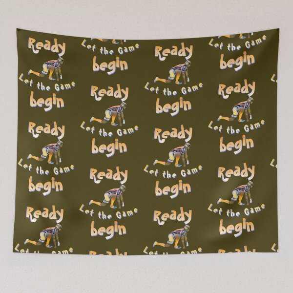 Item preview, Ready - let the game begin - photo design with lettering designed and sold by kikidu21.