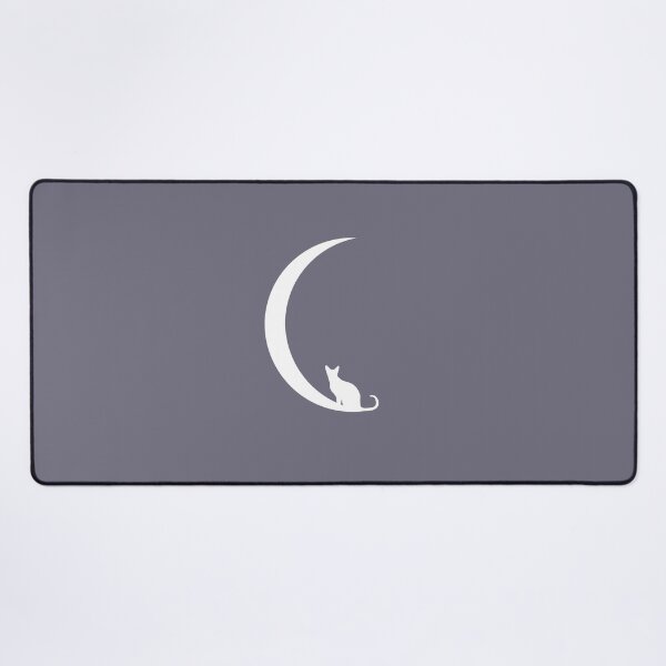 Item preview, Cat on the Crescent Moon designed and sold by ladytarleton.