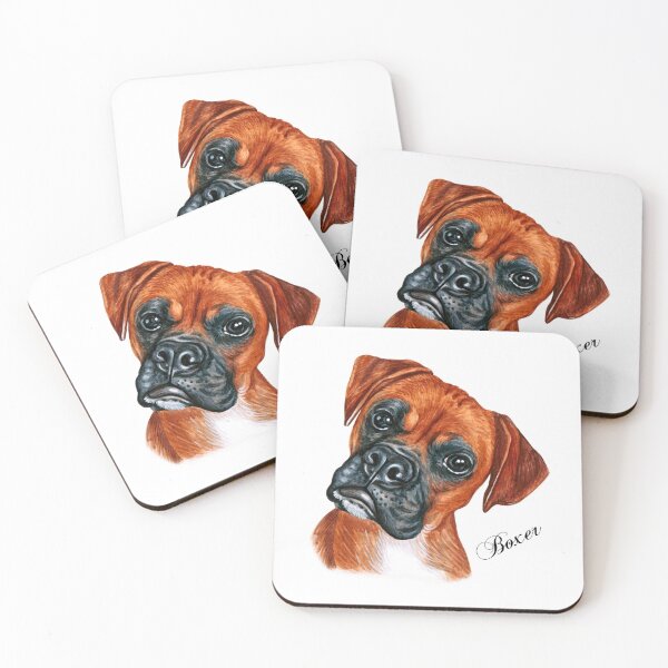 Item preview, Brown Boxer Dog Portrait       designed and sold by joseech.