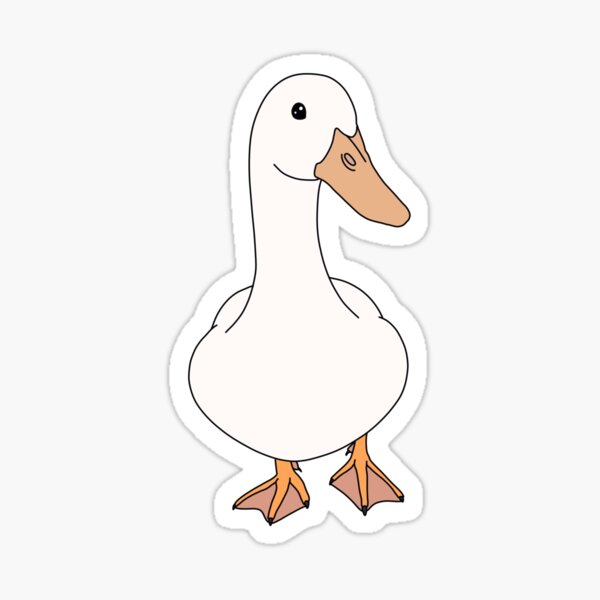 Item preview, Cute Pekin Duck designed and sold by goohsejoose.