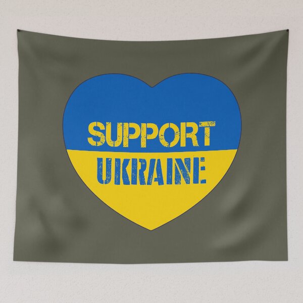 Item preview, Support Ukraine Heart Art designed and sold by AJ  Liber.