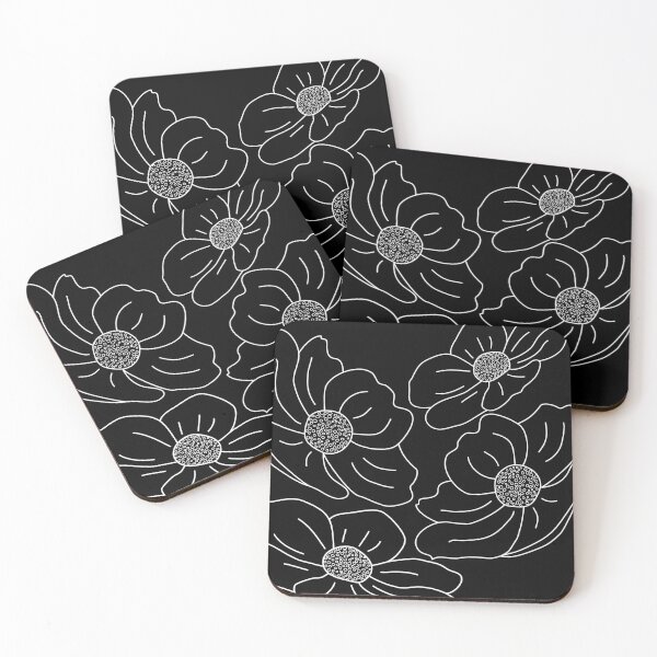 Item preview, Dogwood Blossoms on Black designed and sold by SusanEileenEvans.
