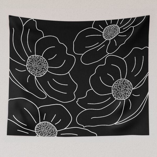 Item preview, Dogwood Blossoms on Black designed and sold by SusanEileenEvans.