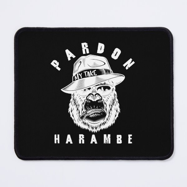 Item preview, Pardon My Take Harambe - black and white gorilla designed and sold by vooART.