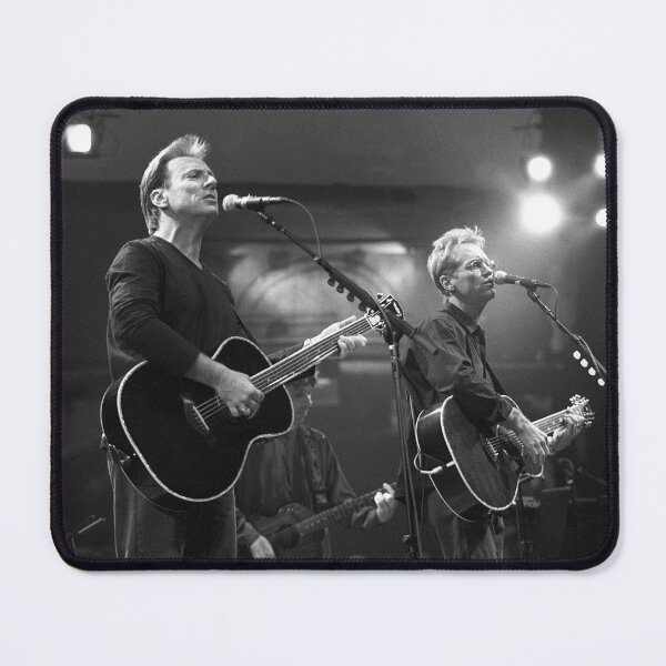 Item preview, Dewey Bunnell and Gerry Beckley America BW Photograph designed and sold by ConcertImages.