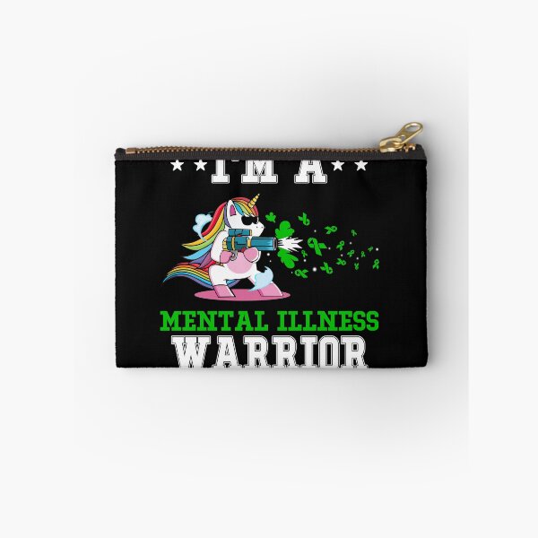 Item preview, Funny Unicorn I'm A Mental Illness Warrior designed and sold by heppenp.