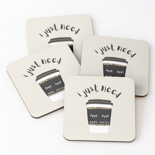 Item preview, I just need more coffee, cool and awesome coffee lovers with funny saying designed and sold by kind4you.