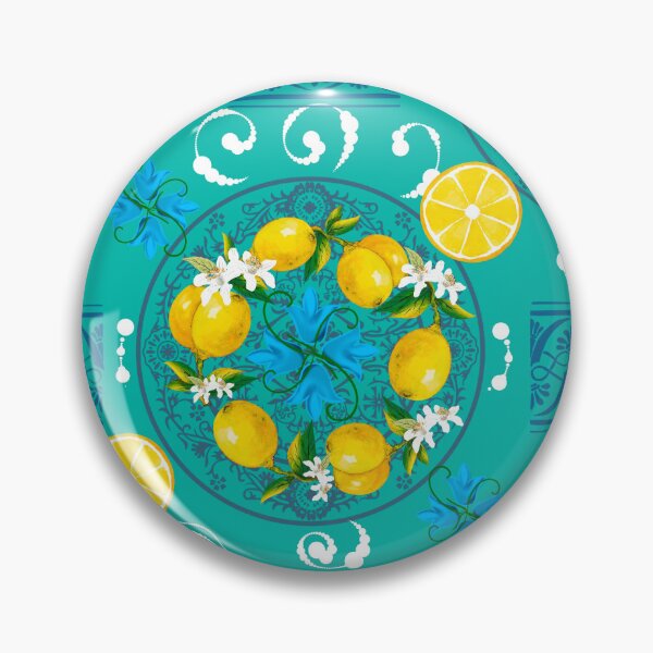 Item preview, Italian,Sicilian art,majolica,lemons  designed and sold by MariaMarinova.