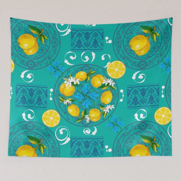 Item preview, Italian,Sicilian art,majolica,lemons  designed and sold by MariaMarinova.