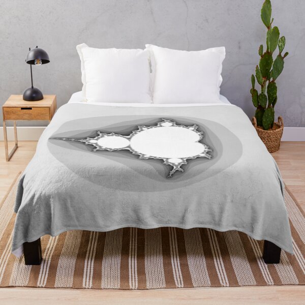 Item preview, White Linear Mandelbrot designed and sold by BestDesign87.