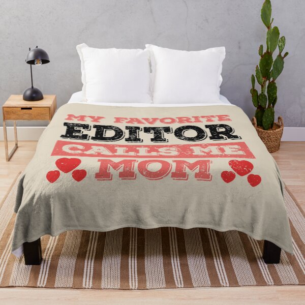 Item preview, My Favorite Editor Calls Me Mom - Funny Editor Quote Gift Idea For Men and Womens designed and sold by Mmmm3344.