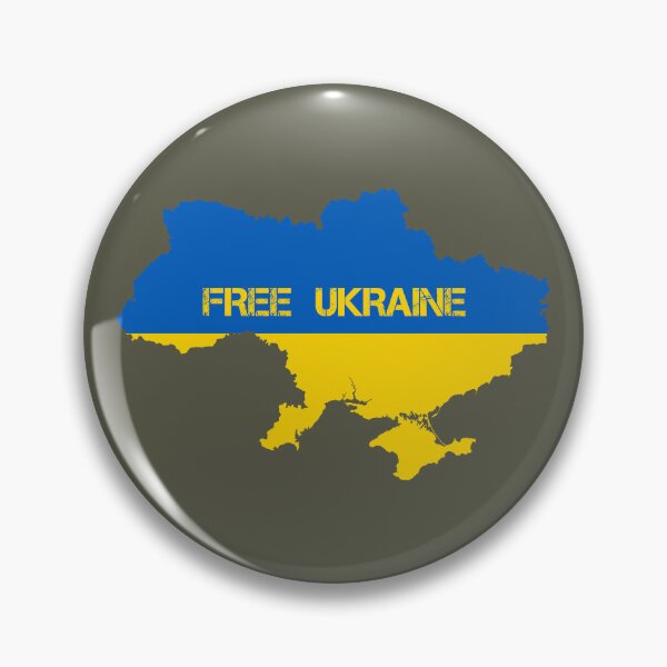 Item preview, Free Ukraine Art Map designed and sold by AJ  Liber.