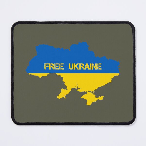 Item preview, Free Ukraine Art Map designed and sold by AJ Liber.