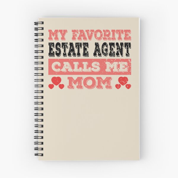 Item preview, My Favorite Real Estate Agent Calls Me Mom - Funny Real Estate Agent Quote Gift Idea For Men and Womens designed and sold by Mmmm3344.