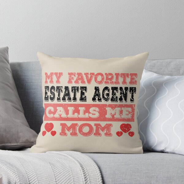 Item preview, My Favorite Real Estate Agent Calls Me Mom - Funny Real Estate Agent Quote Gift Idea For Men and Womens designed and sold by Mmmm3344.