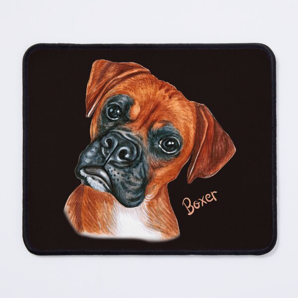 Item preview, Brown Boxer Dog Portrait designed and sold by joseech.