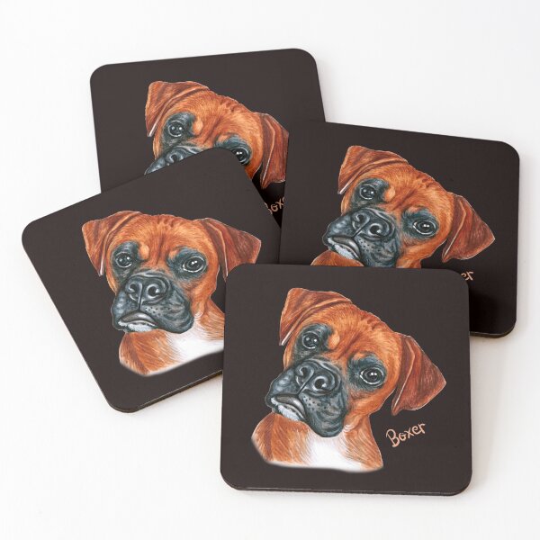 Item preview, Brown Boxer Dog Portrait       designed and sold by joseech.