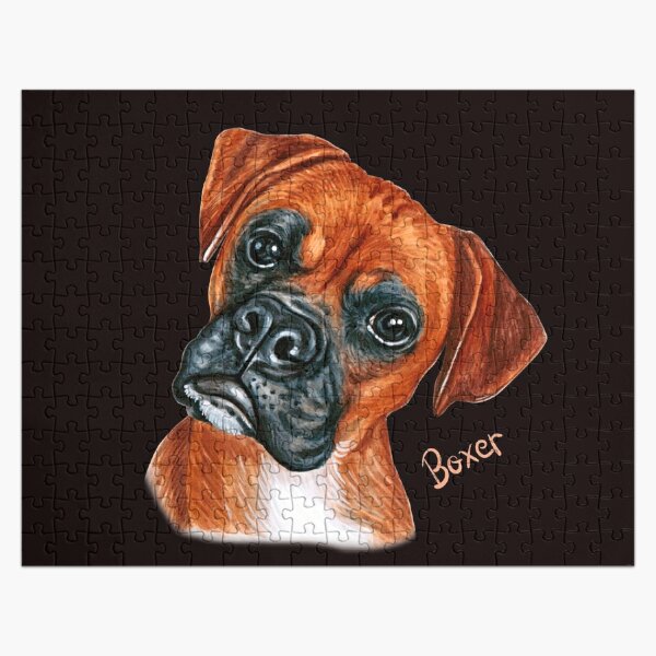 boxer dog jigsaw puzzles