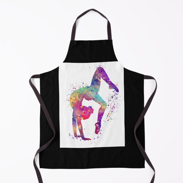 Item preview, Gymnastics Girl Tumbling Colorful Watercolor Art Gift Classic T-Shirt designed and sold by lewisnash6.