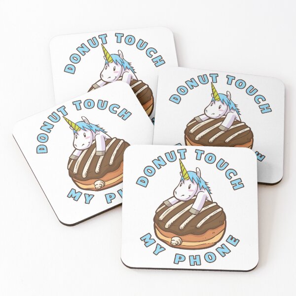 Item preview, Donut Touch My Phone Funny designed and sold by The Sticker Place.