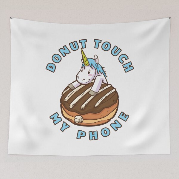 Item preview, Donut Touch My Phone Funny designed and sold by The Sticker Place.