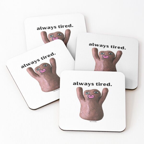 Item preview, Always Tired Mr. Blob | lilsboobthangs designed and sold by lilsboobthangs.