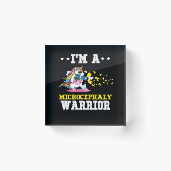 Item preview, Funny Unicorn I'm A Microcephaly Warrior designed and sold by heppenp.