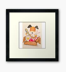 Childrens Classic kipper the dog Framed Print