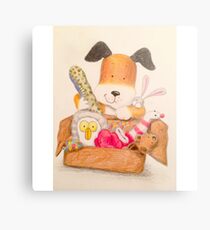 Childrens Classic kipper the dog Metal Print