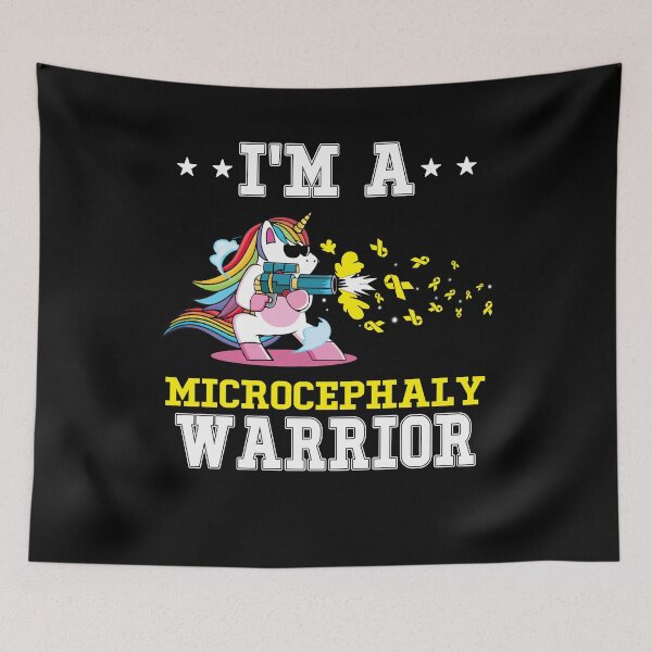 Item preview, Funny Unicorn I'm A Microcephaly Warrior designed and sold by heppenp.