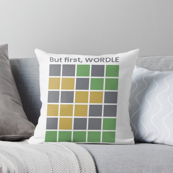 Item preview, But First Wordle designed and sold by saadmery2020.
