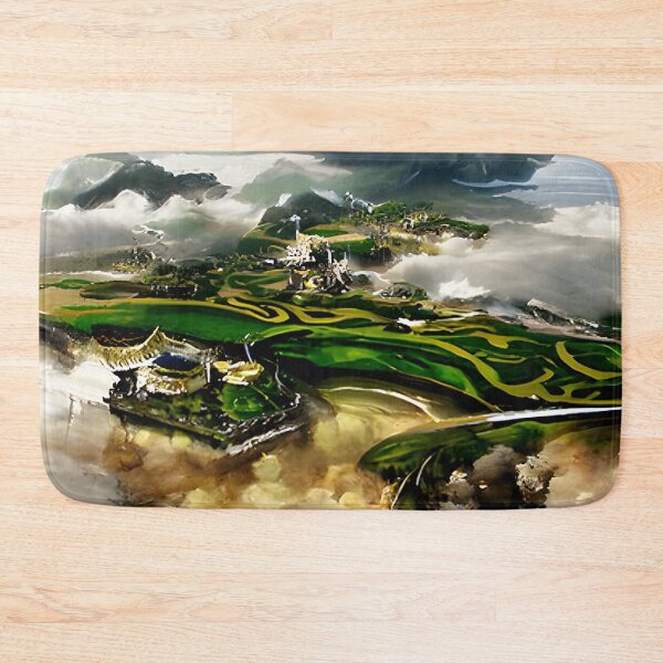 Item preview, Islands: Rice Fields  designed and sold by nathanbergenart.