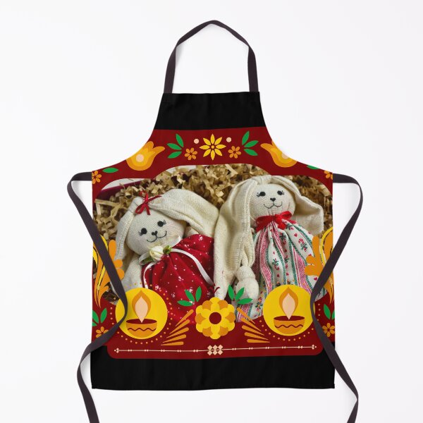 Item preview, Easter celebration 2022 / Cute Folk Inspired Easter Bunnies / Easter art designed and sold by haRexia.
