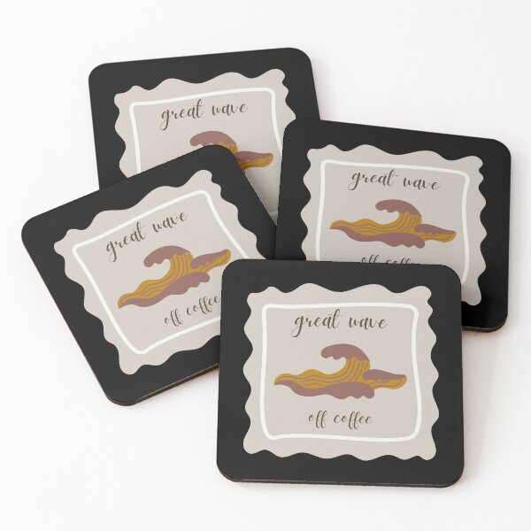 Item preview, Great wave off coffee, cool and awesome coffee lovers with funny saying designed and sold by kind4you.