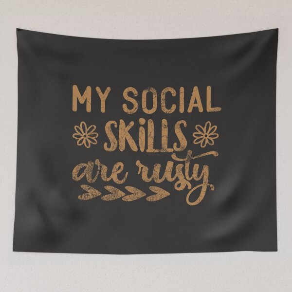 Item preview, My Social Skills Are Rusty Women's Ideal Racerback, Antisocial and introvert designed and sold by SweetbeStore.