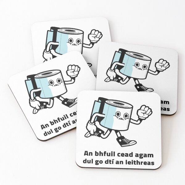 Item preview, An Bhfuil Cead Agam Dul Go Dti an Leithreas, Toilet Joke Print, Bathroom joke print, Irish Saying,  designed and sold by Creative  Tagging.