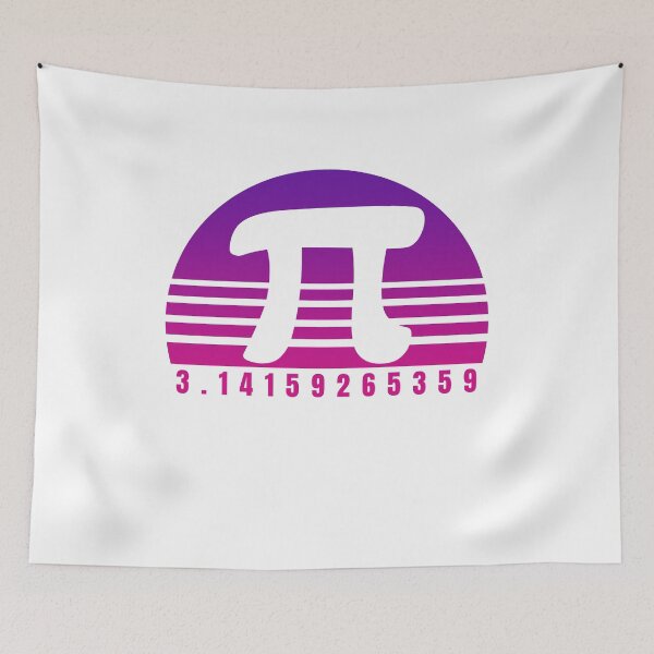Item preview, Cool Pi Day Retro Sunset, Vintage Nerd Design designed and sold by soudaniet.