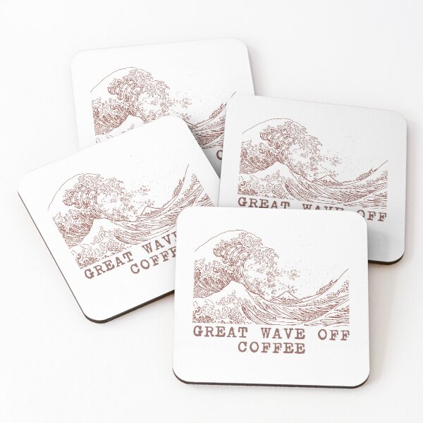 Item preview, Great wave off coffee, cool and awesome coffee lovers with funny saying designed and sold by kind4you.