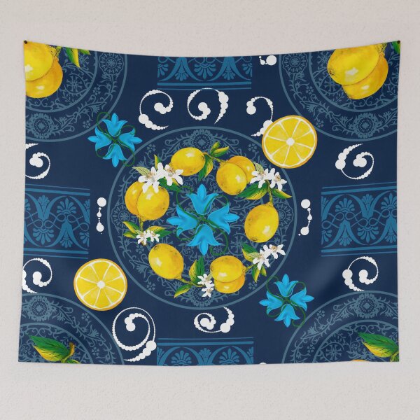 Item preview, Italian,Sicilian art,majolica,lemons  designed and sold by MariaMarinova.
