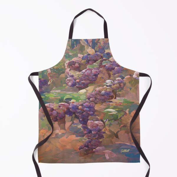 Item preview, Impressionist Watercolor - Wine Grapes Vines - Painting - Illustration -Vine - Vineyard or Winery - Wine designed and sold by CattlettArt.