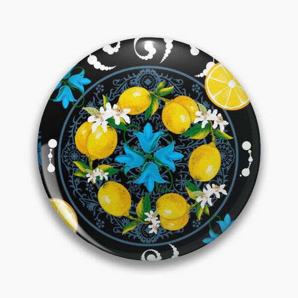 Item preview, Italian,Sicilian art,majolica,lemons  designed and sold by MariaMarinova.