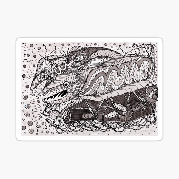 Couch Monster Sticker