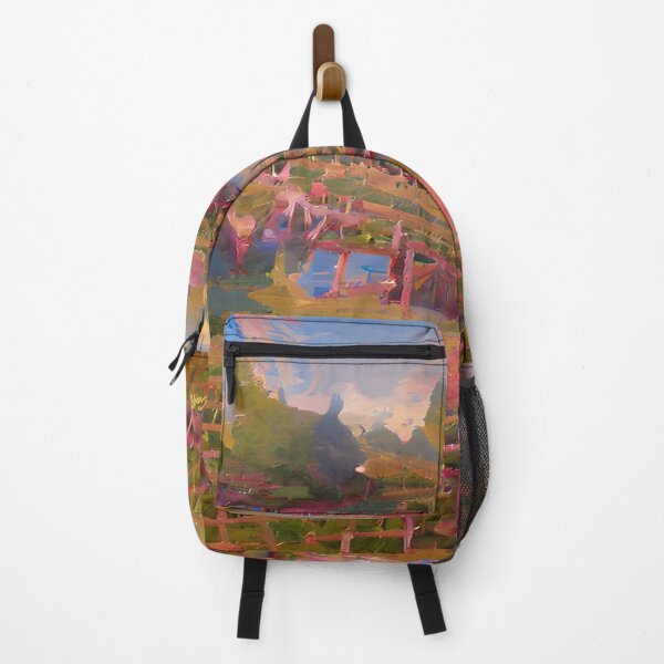 Item preview, Abstract Art - Landscape Painting- Vineyard and Winery - Illustration -Wine designed and sold by CattlettArt.