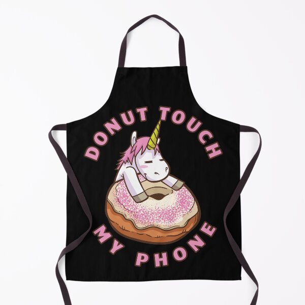 Item preview, Donut Touch My Phone Funny Gift designed and sold by The Sticker Place.