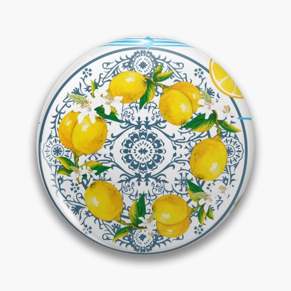 Item preview, Italian,Sicilian art,majolica,lemons  designed and sold by MariaMarinova.