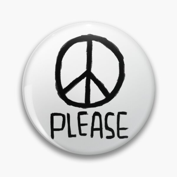 Item preview, Peace Sign, Peace Please, No War, Antiwar designed and sold by badlydrawnbabe.