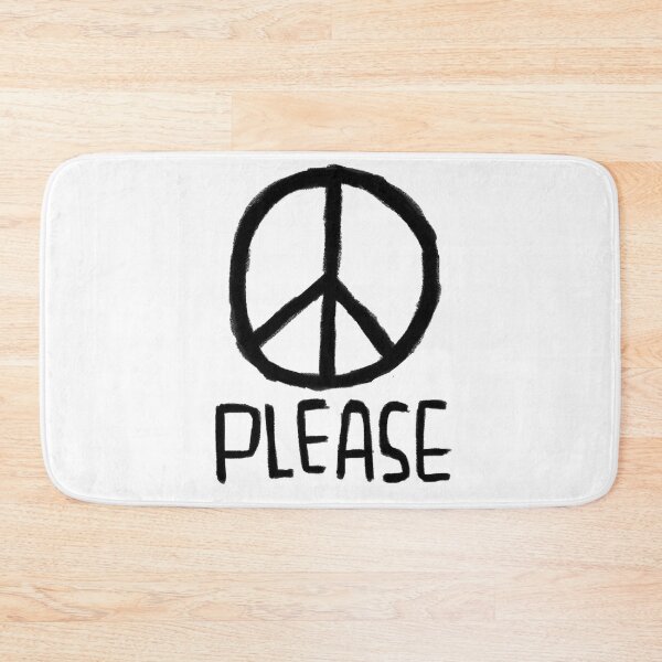 Item preview, Peace Sign, Peace Please, No War, Antiwar designed and sold by badlydrawnbabe.