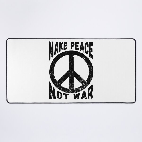 Item preview, Make Peace Not War, Peace for Ukraine, Support Ukraine T-Shirt, black and white for men and women. designed and sold by Trendyvivee.
