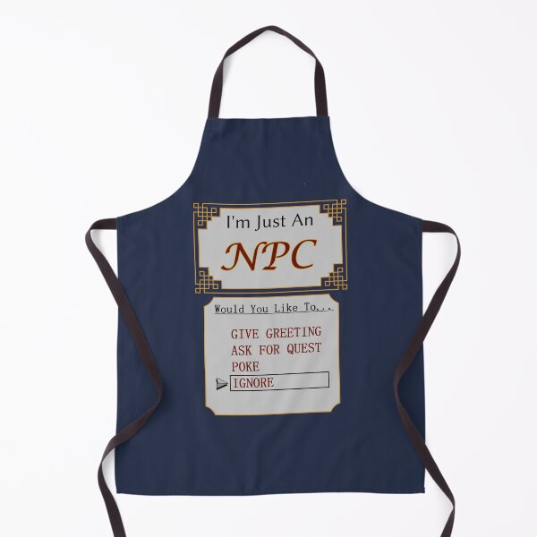 Item preview, I'm Just an NPC Video Game Gamer Blue designed and sold by Smagnaferous.